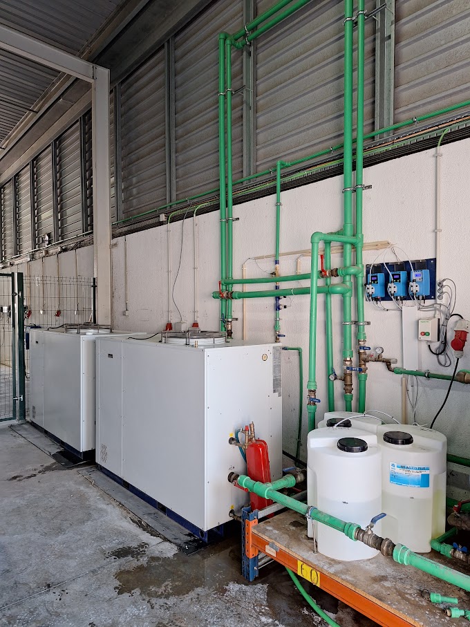 Sistema Tratamento Aguas Refrigeração Aguas do Chilers e Tubagens